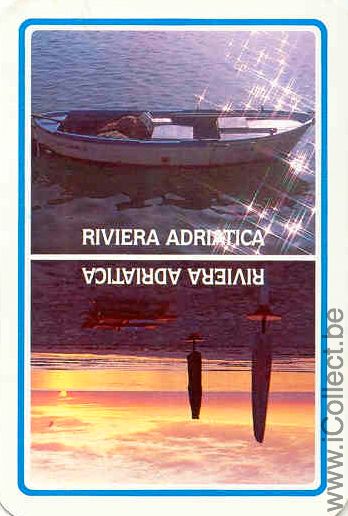 Single Swap playing Cards Souvenir Riviera Adriatica (PS05-08I)