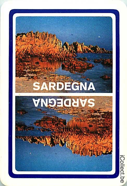 Single Swap Playing Cards Country Italy Sardegna (PS17-32G)