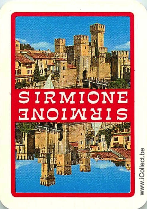 Single Swap Playing Cards Country Italy Sirmione (PS18-41G)