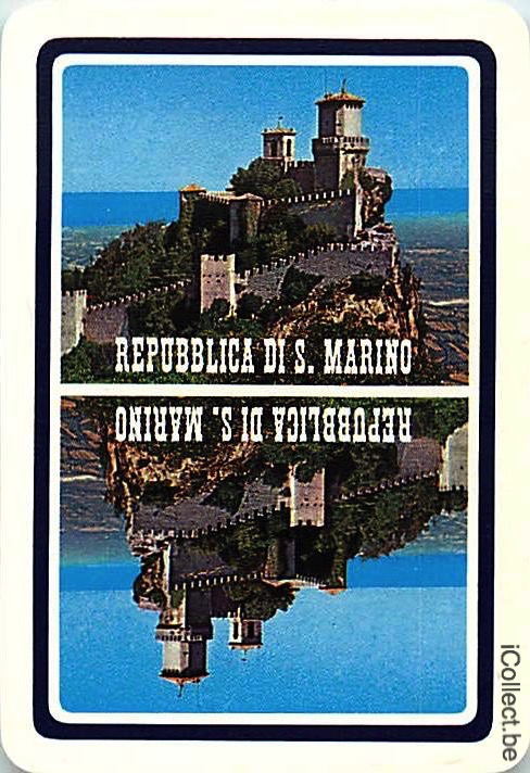 Single Swap Playing Cards Country San Marino Castle (PS17-41C)