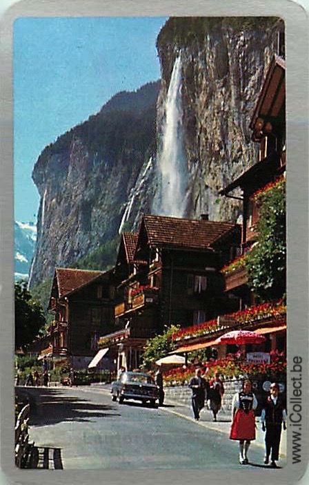 Single Swap Playing Cards Switzerland Lauterbrunnen (PS18-12H)