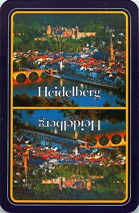 Single Swap Playing Cards Country Germany Heidelberg (PS18-41H)