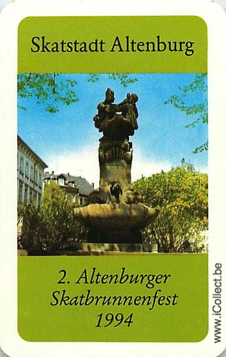 Single Swap Playing Cards Country Germany Altenburg (PS18-41I) - Click Image to Close