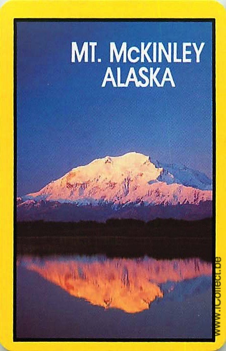 Single Swap Playing Cards Country USA Alaska McKingley (PS17-44H