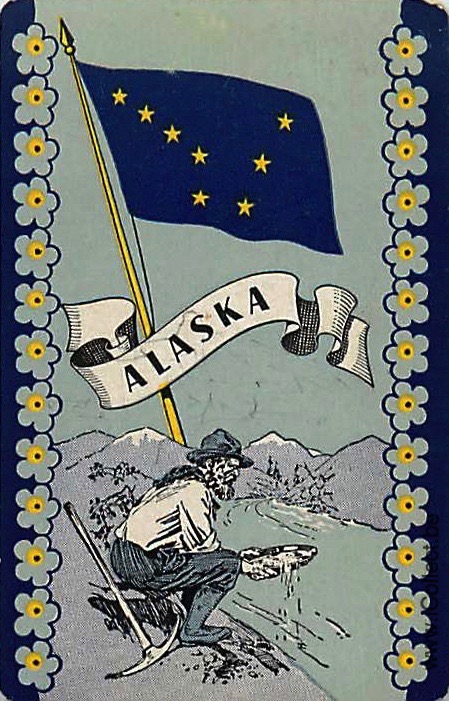 Single Swap Playing Cards Country USA Alaska (PS17-44I)