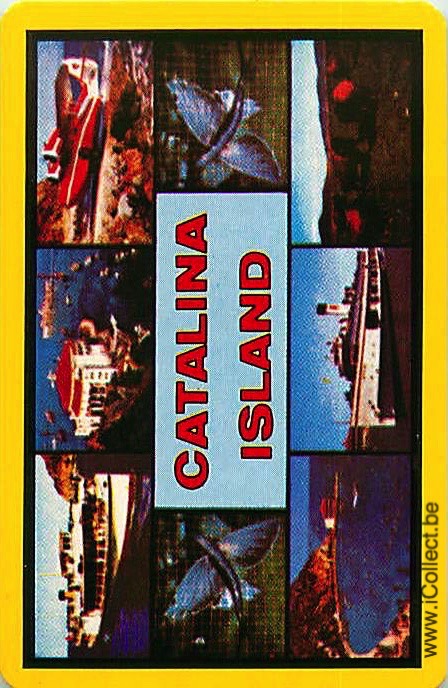 Single Swap Playing Cards Country USA Catalina Island (PS18-34E)
