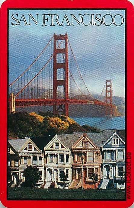 Single Swap Playing Cards Country USA San Francisco (PS17-49A)
