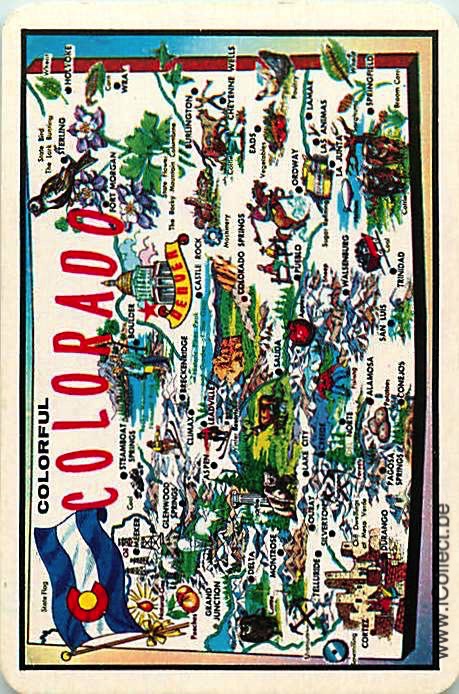 Single Swap Playing Cards Country USA Colorado (PS17-50B)