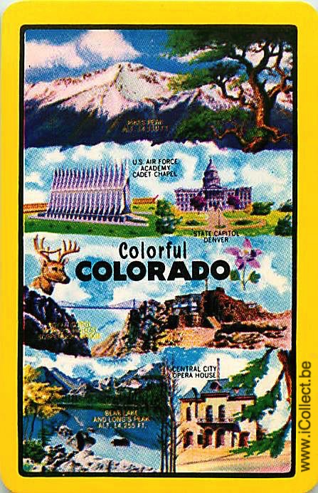 Single Swap Playing Cards Country USA Colorado (PS17-50C)