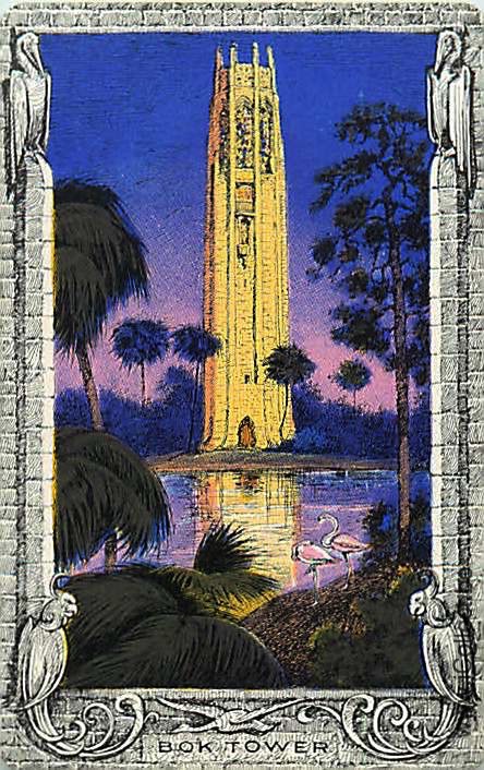 Single Swap Playing Cards Country USA Bok Tower (PS18-33C) - Click Image to Close