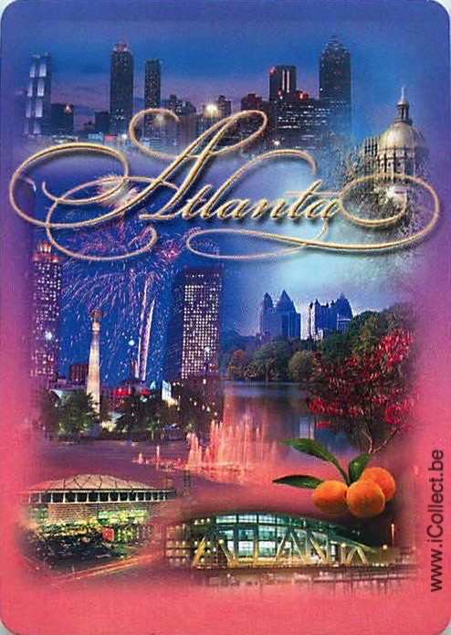 Single Swap Playing Cards Country USA Atlanta (PS17-52D)
