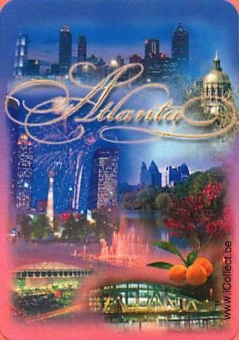 Single Swap Playing Cards Country USA Atlanta **Mini** (PS17-52E