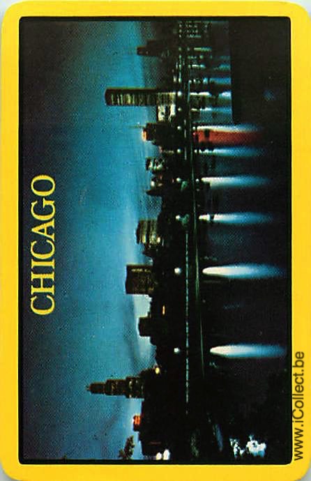Single Swap Playing Cards Country USA Chicago (PS17-53B)