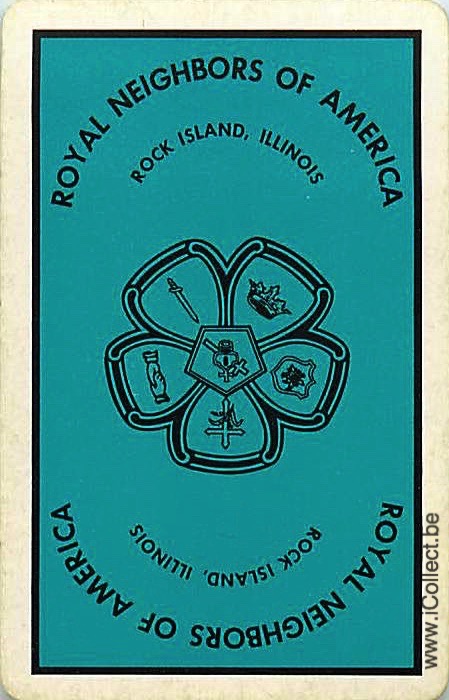 Single Swap Playing Cards Country USA Rock Island (PS17-54C)
