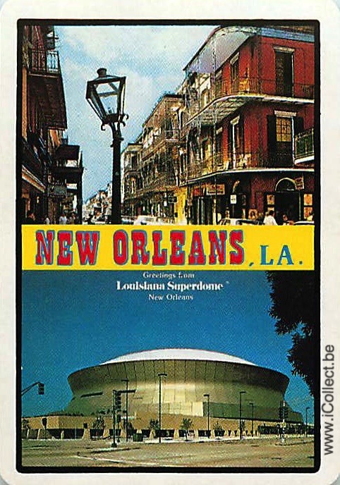 Single Swap Playing Cards Country USA New Orleans (PS17-55A) - Click Image to Close