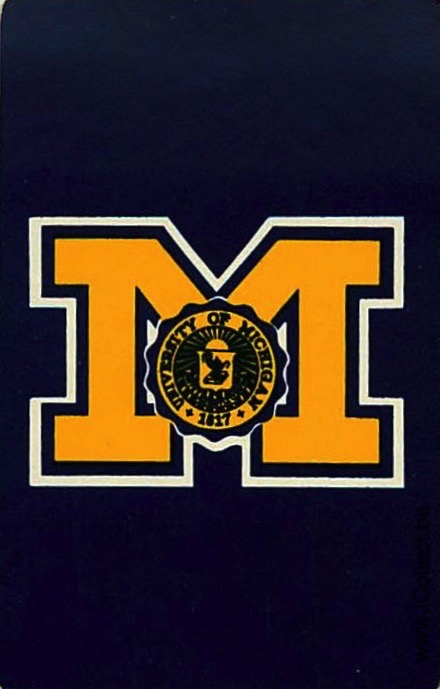 Single Swap Playing Cards USA Michigan University (PS17-56H)