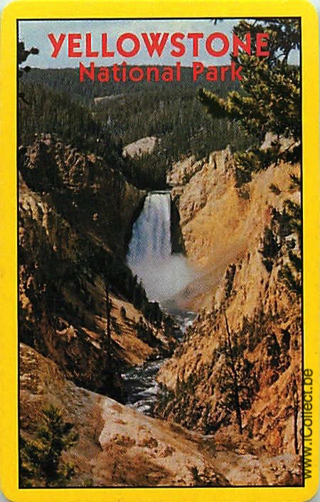 Single Swap Playing Cards Country USA Yellowstone (PS18-12B)