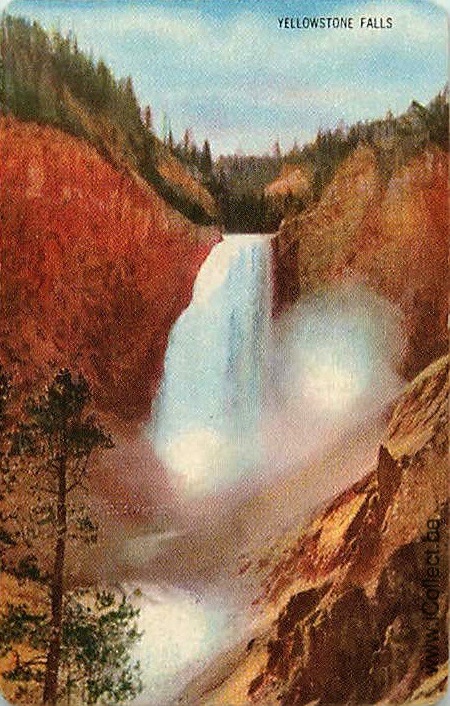 Single Swap Playing Cards Country USA Yellowstone (PS18-12C)