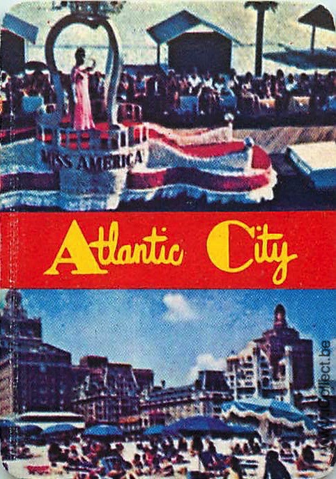 Single Swap Playing Cards Country USA Atlantic City (PS17-60B)