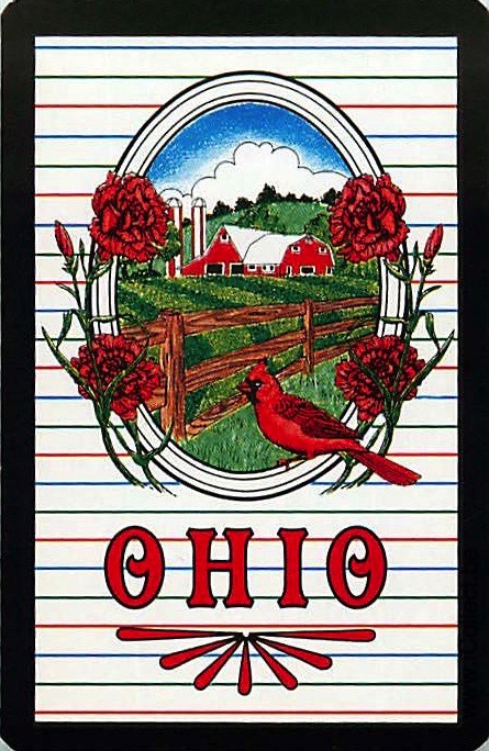 Single Swap Playing Cards Country USA Ohio (PS18-01C)
