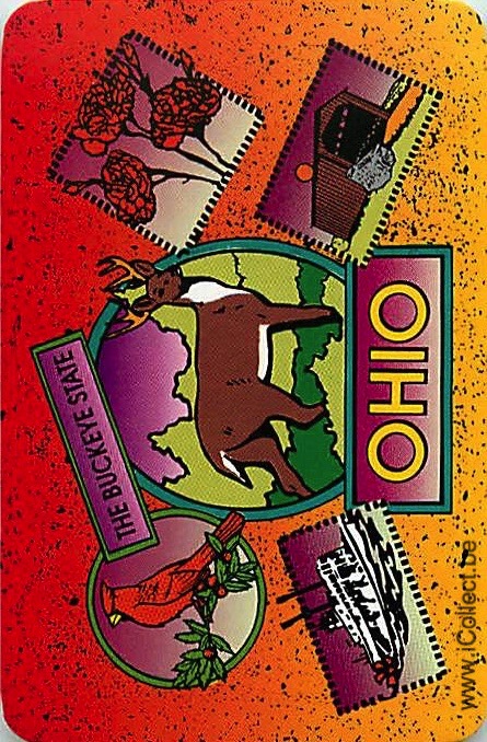 Single Swap Playing Cards Country USA Ohio (PS18-01E)