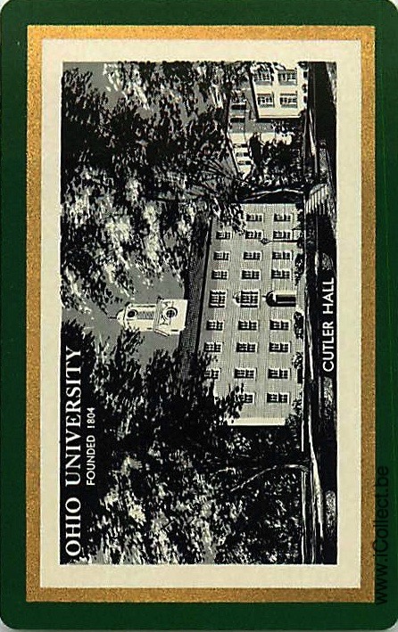 Single Swap Playing Cards Country USA Ohio University (PS18-01G)