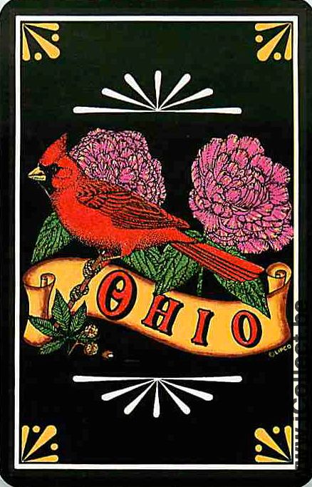 Single Swap Playing Cards Animal USA Ohio Cardinal (PS12-27A) - Click Image to Close