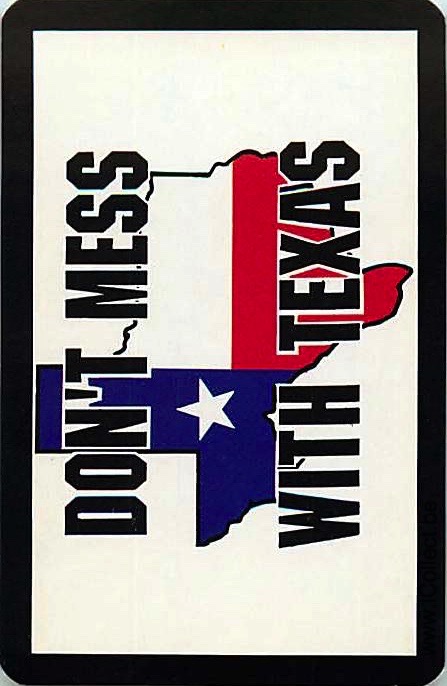 Single Swap Playing Cards Country USA Texas (PS18-02I)