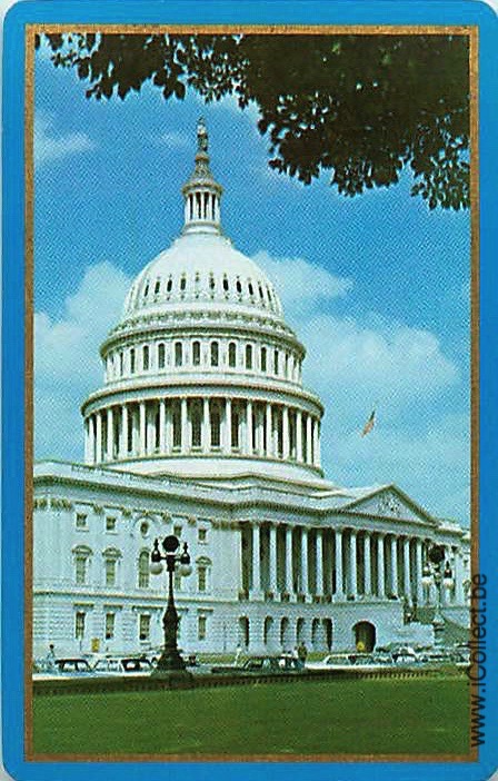 Single Swap Playing Cards USA Washington Capitol (PS18-03G)