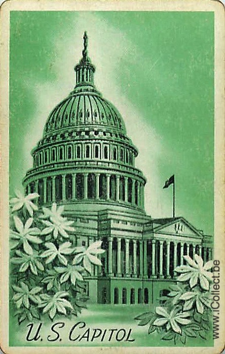 Single Swap Playing Cards USA Washington Capitol (PS18-04E)