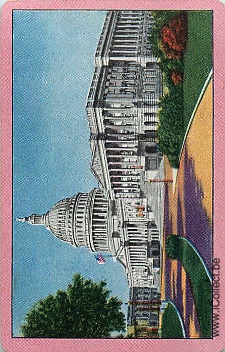 Single Swap Playing Cards USA Washington Capitol (PS18-04F)