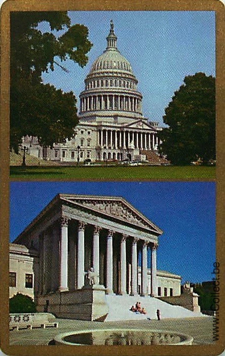 Single Swap Playing Cards Country Washinton Capitol (PS18-12D)