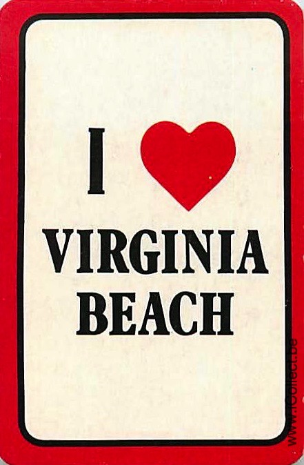 Single Swap Playing Cards Country USA Virginia Beach (PS18-34C)