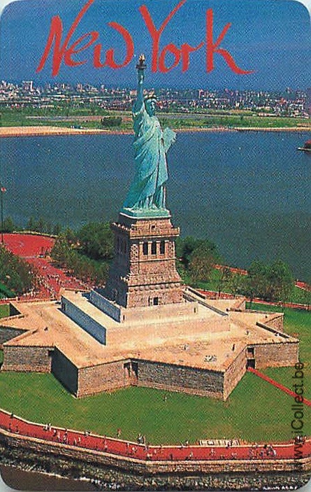 Single Swap Playing Cards USA NY Statue Liberty (PS18-07E) - Click Image to Close