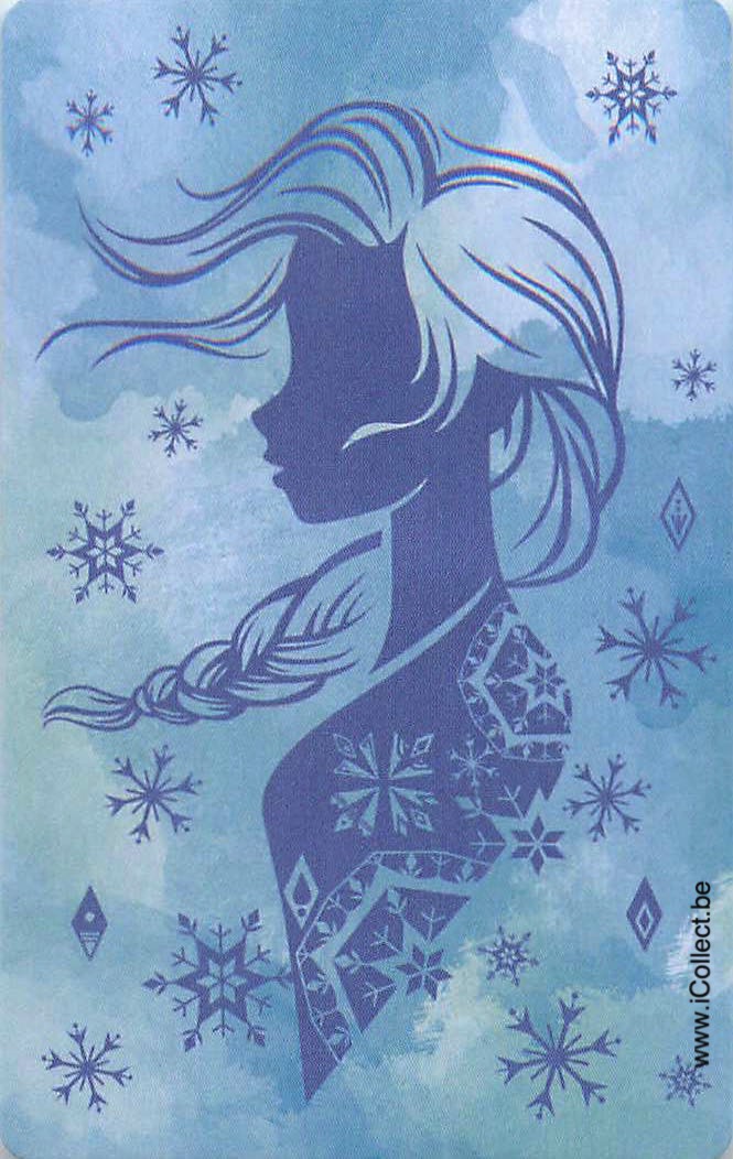 Single Swap Playing Cards Disney Snow Queen (PS01-17I)