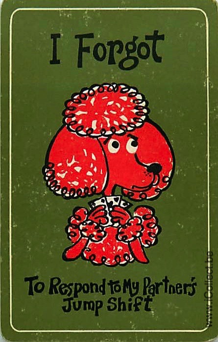 Single Swap Playing Cards Dog Poodle (PS21-46C)