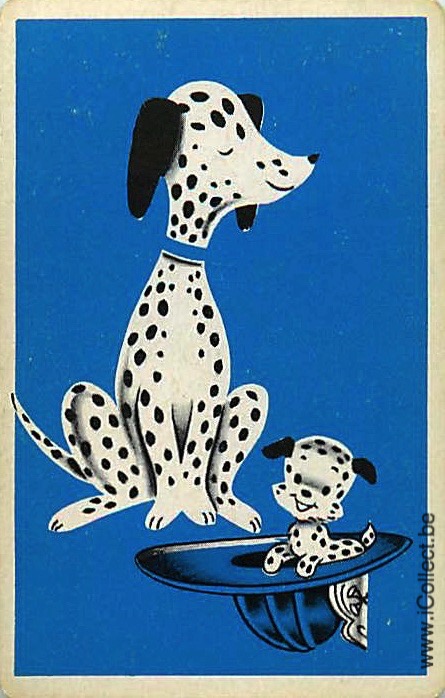 Single Swap Playing Cards Dog Dalmation (PS21-49D)