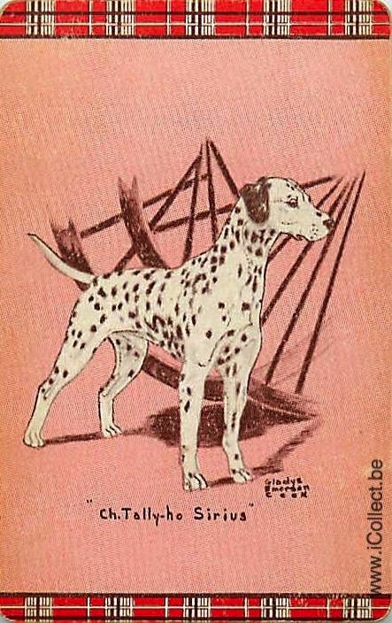 Single Swap Playing Cards Dog Dalmation (PS21-50D)