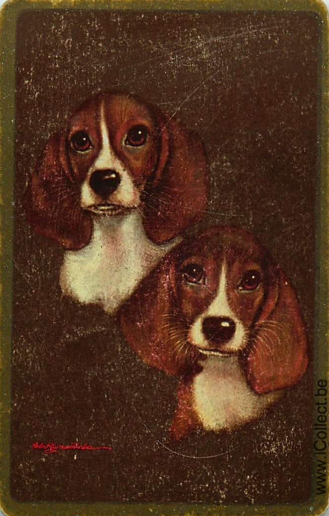Single Swap Playing Cards Dog Beagles (PS10-18C)