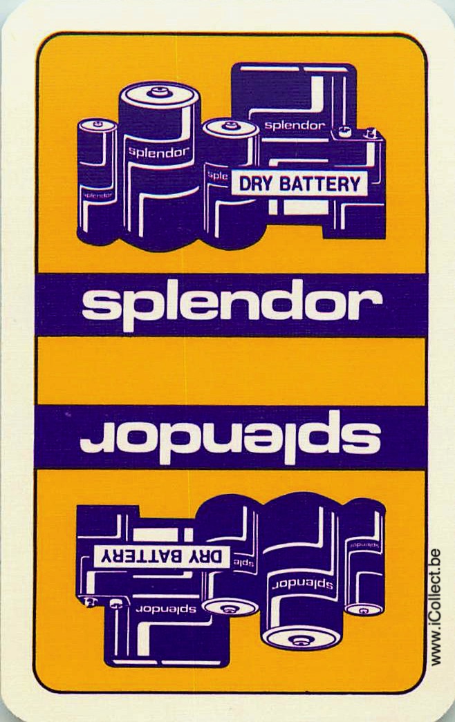 Single Swap Playing Cards Electro Splendor (PS23-34B)