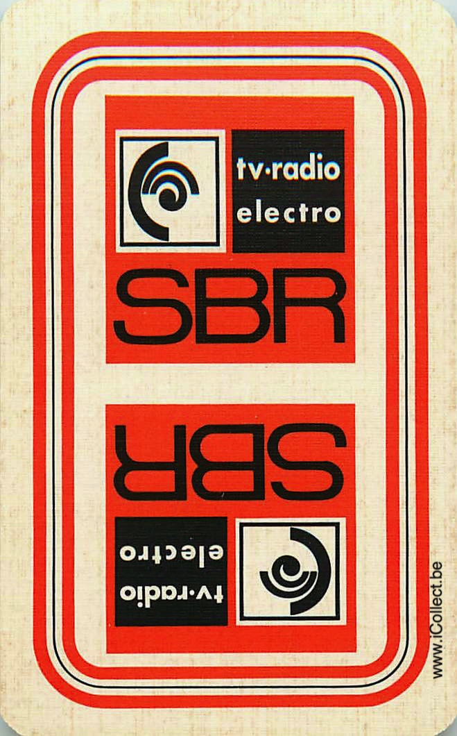 Single Swap Playing Cards Electro SBR Radio TV (PS23-14A)