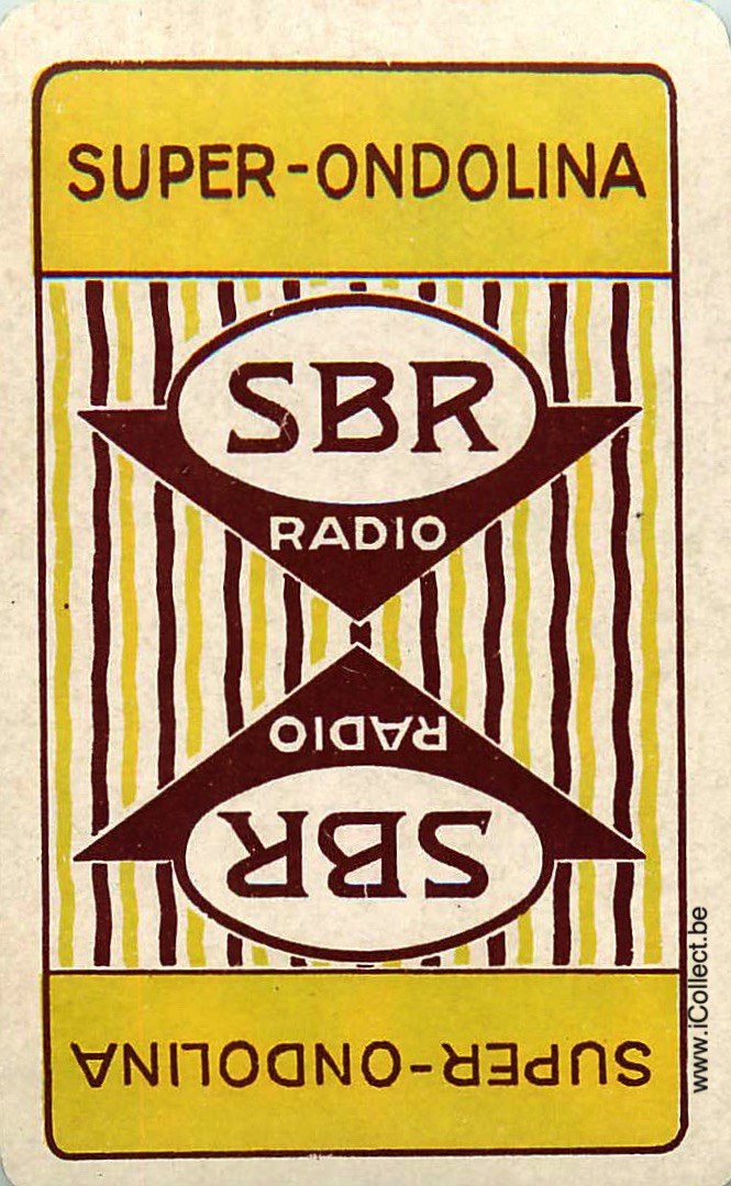 Single Swap Playing Cards Electro SBR Radio (PS23-14B)