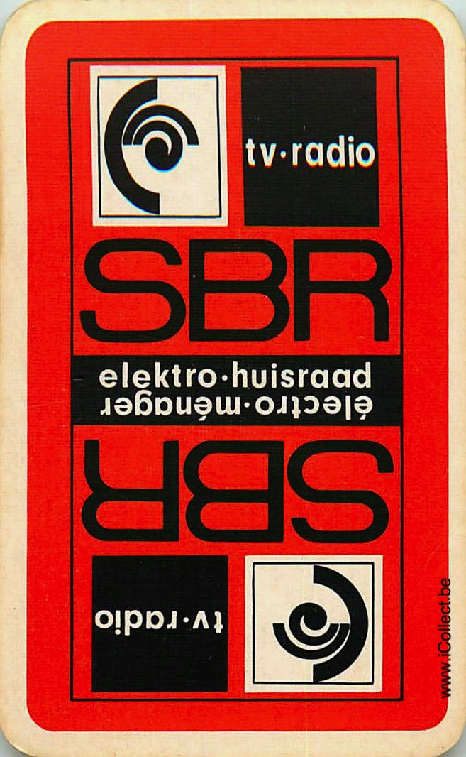Single Swap Playing Cards Electro SBR Radio TV (PS23-14C)
