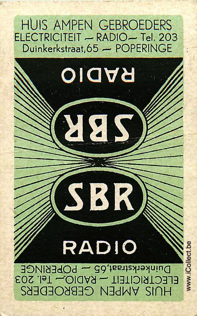 Single Swap Playing Cards Electro SBR Radio (PS24-19D)