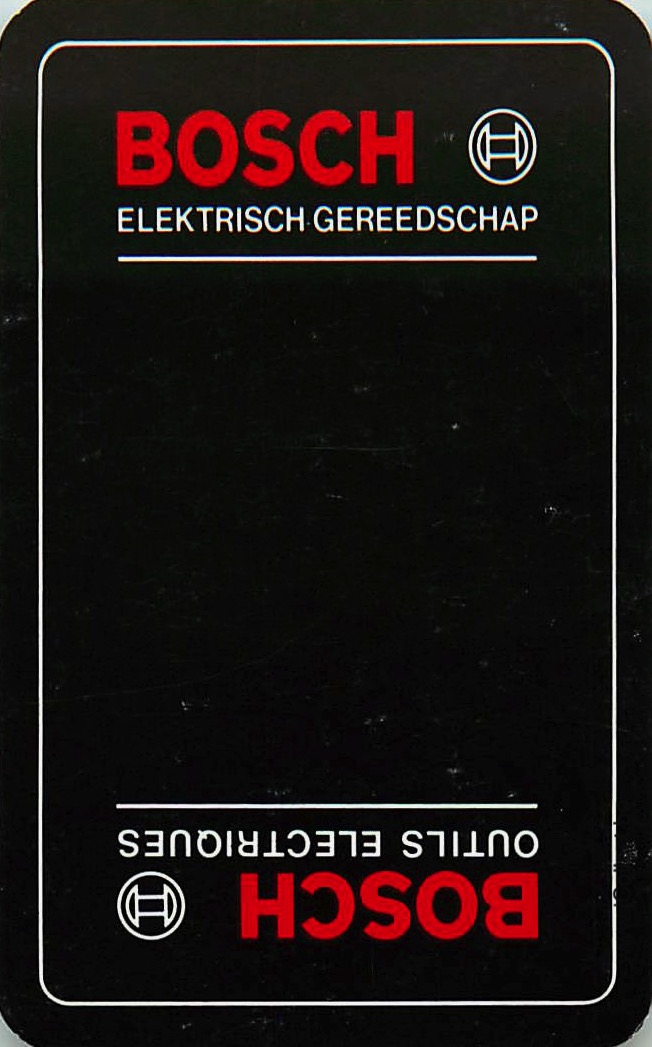 Single Swap Playing Cards Electro Bosch (PS23-38D) - Click Image to Close