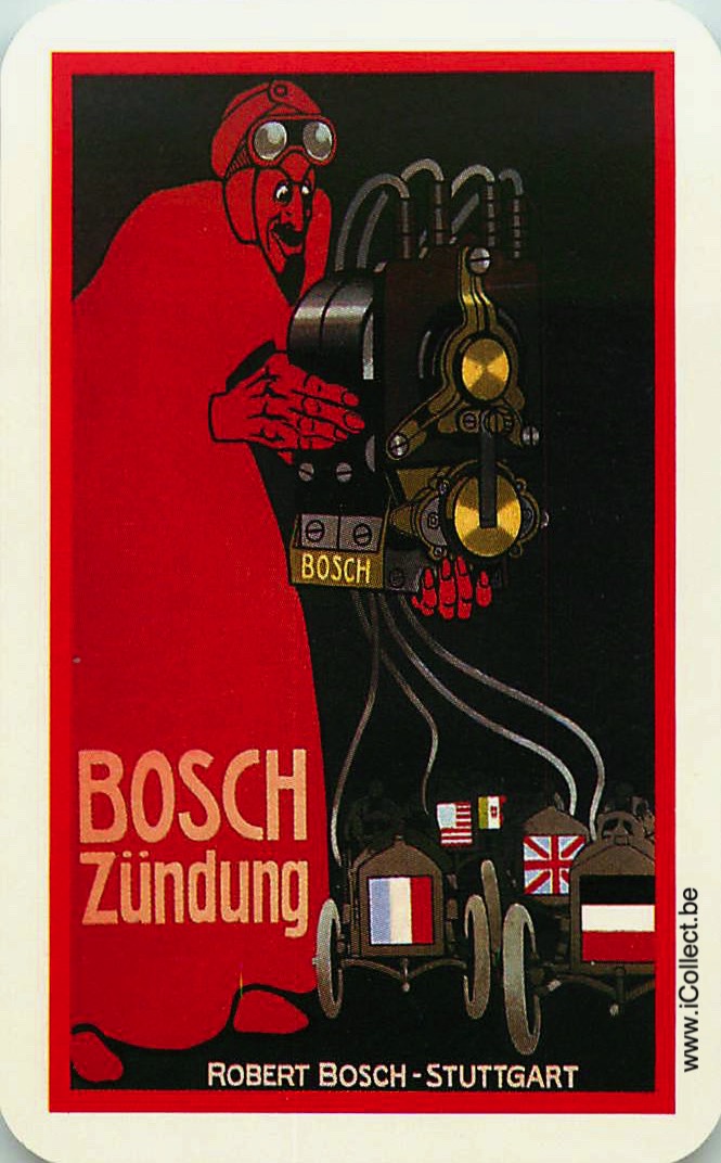 Single Swap Playing Cards Electro Bosch (PS23-38G) - Click Image to Close
