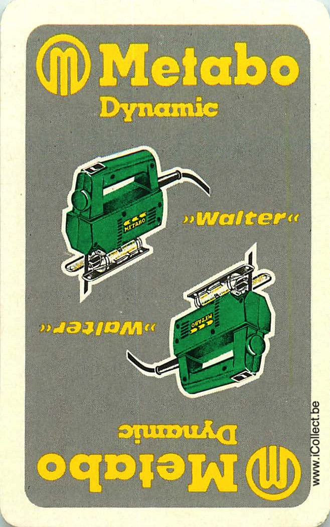 Single Swap Playing Cards Electro Metabo (PS23-39D)