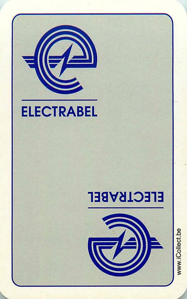 Single Swap Playing Cards Electro Electrabel (PS03-53G)