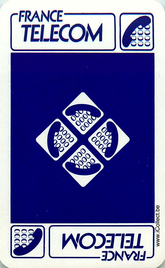 Single Swap Playing Cards Electro France Telecom (PS19-37C)