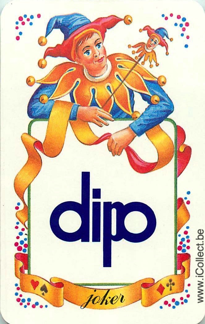 Single Swap Playing Cards Jester Joker Dipo (PS21-15H) - Click Image to Close